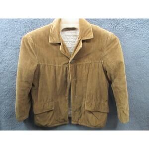 FINGERHUT FASHIONS Men Size 40 Corduroy Jacket Made in USA - SUPER WORN /DEFECTS